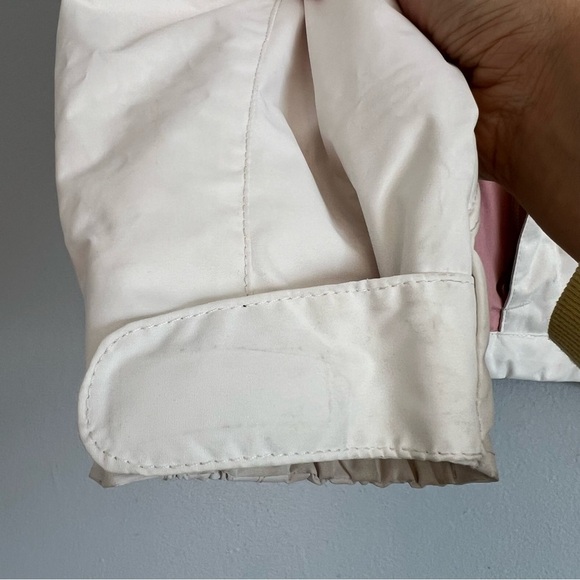 COLUMBIA CONVERTS Sportwear White Pink Zip Up Jacket Women's Size M Waterproof - Picture 5 of 16